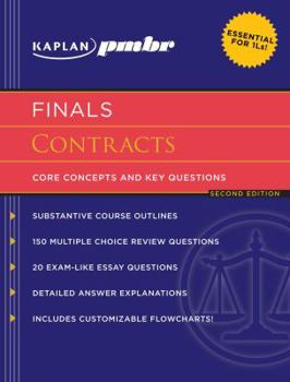 Paperback Kaplan pmbr Finals Contracts: Core Concepts and Key Questions Book