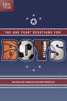 Paperback One Year Book of Devotions for Boys Book