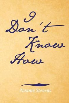 Paperback I Don't Know How Book