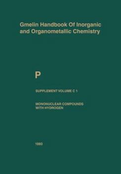 Paperback P Phosphorus: Mononuclear Compounds with Hydrogen Book