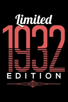 LIMITED 1932 EDITION: Dot Grid Journal, Diary, Notebook, 6x9 inches with 120 Pages.