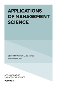 Hardcover Applications of Management Science Book