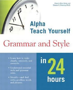 Paperback MacMillan Teach Yourself Grammar and Style in 24 Hours Book