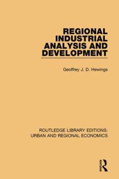 Paperback Regional Industrial Analysis and Development Book