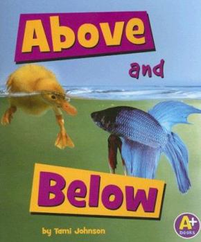 Paperback Above and Below (Where Words) Book
