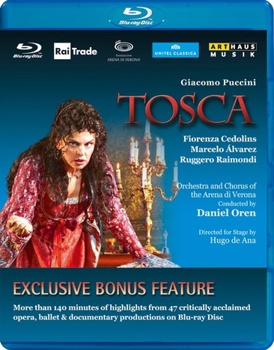 Blu-ray Hugo De Ana & Daniel Oren :  Tosca Book