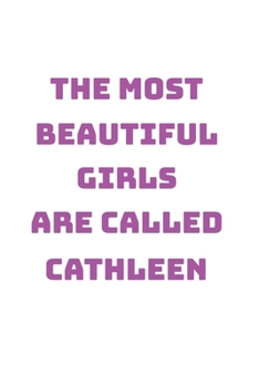 Cathleen Girl Woman Notebook: Graph Paper Journal 6x9 - 120 Pages