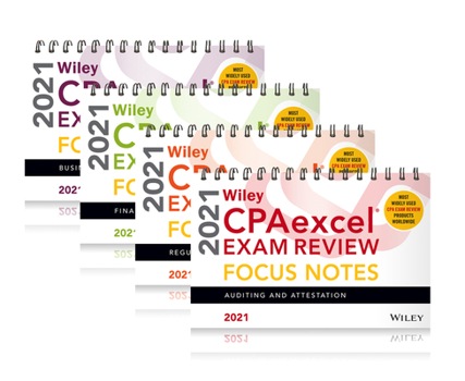 Paperback Wiley Cpaexcel Exam Review 2021 Focus Notes: Complete Set Book