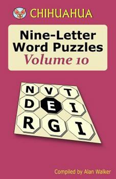 Paperback Chihuahua Nine-Letter Word Puzzles Volume 10 Book