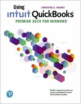 DVD-ROM Using Intuit QuickBooks Premier 2019 for Windows -- Access Card Package Book