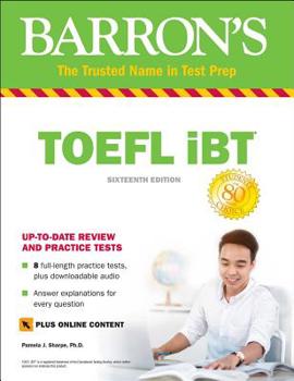 Paperback TOEFL IBT with Online Tests & Downloadable Audio Book