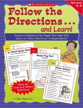 Paperback Follow The Directions...and Learn! Grades Book