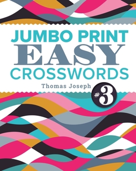 Paperback Jumbo Print Easy Crosswords #3 [Large Print] Book