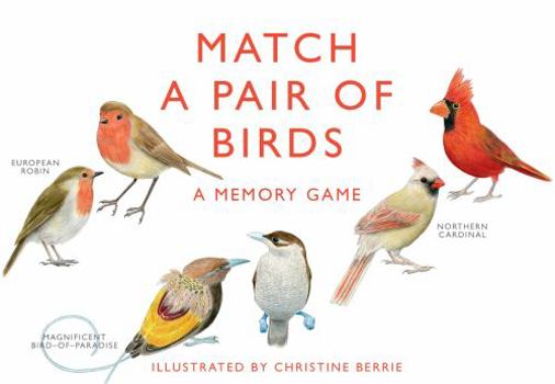 Paperback Match a Pair of Birds: A Memory Game Book