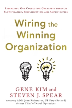 Hardcover Wiring the Winning Organization: Liberating Our Collective Greatness Through Slowification, Simplification, and Amplification Book