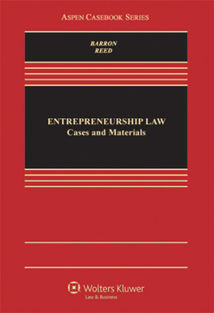 Hardcover Entrepreneurship Law: Cases and Materials Book