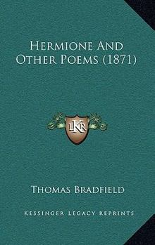 Paperback Hermione And Other Poems (1871) Book