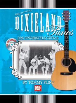 Paperback Dixieland Tunes for Fingerstyle Guitar [With CD] Book