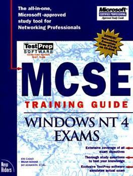 Hardcover McSe Training Guide: Windows Nt 4 Exams Book