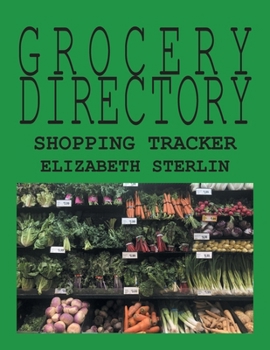 Paperback Grocery Directory: Shopping Tracker Book