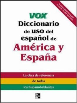 Hardcover Vox Diccionario de USO del Espanol de America y Espana [Spanish] Book