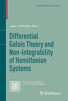 Paperback Differential Galois Theory and Non-Integrability of Hamiltonian Systems Book