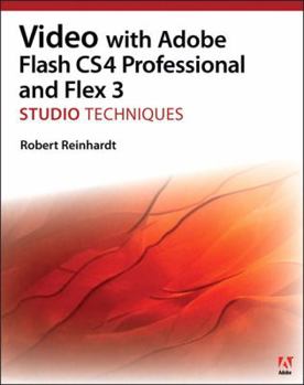 Paperback Video with Adobe Flash CS4 Professional Studio Techniques [With DVD ROM] Book