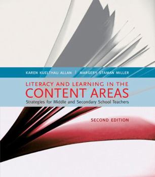 Paperback Literacy and Learning in the Content Areas: Strategies for Middle and Secondary School Teachers Book