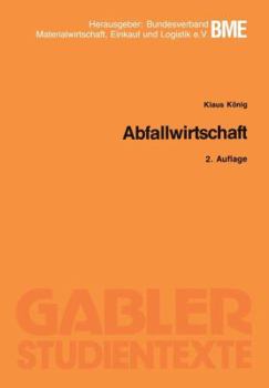 Paperback Abfallwirtschaft [German] Book