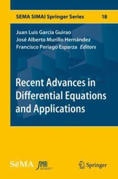 Hardcover Recent Advances in Differential Equations and Applications Book