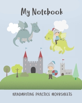 Paperback My Notebook: Handwriting Practice Worksheets Book