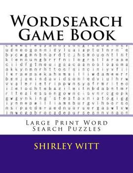 Paperback Wordsearch Game Book: Large Print Word Search Puzzles [Large Print] Book