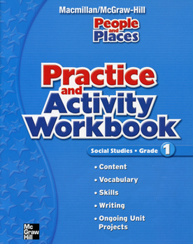 Hardcover Practice and Activity Workbook: Social Studies, Grade 1 (People and Places) Book