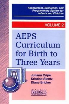 Paperback AEPS Curriculum for Birth to Three Years Book