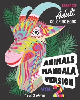 Paperback BOOKBASE Adult Coloring Book Animals Mandala Version Vol.2 Book
