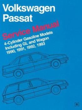 Paperback Volkswagen Passat Service Manual: 1990-1993 Book