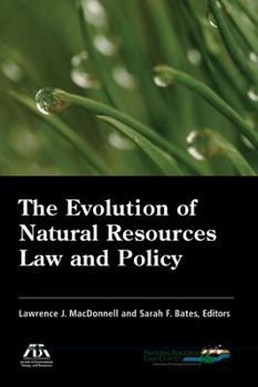 Paperback Evolution of Natural Resources Law PB Book