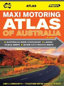 Paperback Maxi Motoring Atlas of Australia 4th Book