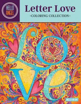 Paperback Hello Angel Letter Love Coloring Collection Book