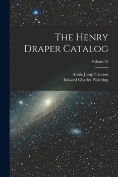 Paperback The Henry Draper Catalog; Volume 92 Book