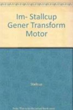 Paperback Im- Stallcup Gener Transform Motor & Compressor Book 2005 Book