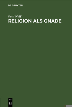 Hardcover Religion als Gnade [German] Book