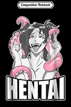 Paperback Composition Notebook: Ahegao face lewd anime girl gift for Hentai otaku Journal/Notebook Blank Lined Ruled 6x9 100 Pages Book