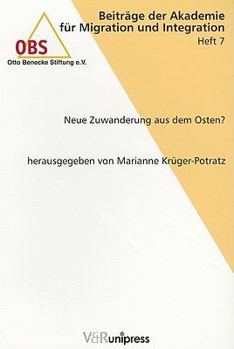 Paperback Neue Zuwanderung Aus Dem Osten? [German] Book