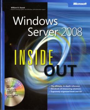 Paperback Windows Server 2008 Inside Out [With CDROM] Book