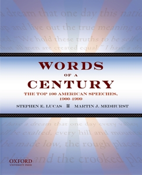 Paperback Words of a Century: The Top 100 American Speeches, 1900-1999 Book