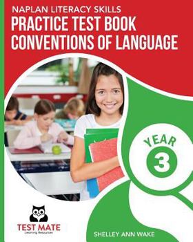 Paperback NAPLAN LITERACY SKILLS Practice Test Book Conventions of Language Year 3 Book