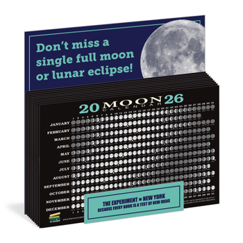 2026 Moon Calendar Card (Display): Lunar Phases, Eclipses, and More!