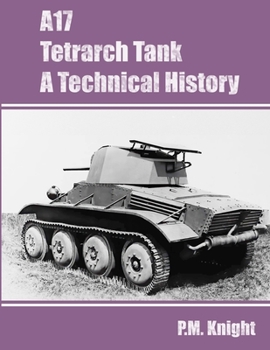 Paperback A17 Tetrarch Tank A Technical History Book