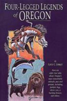Paperback Four-Legged Legends of Oregon Book